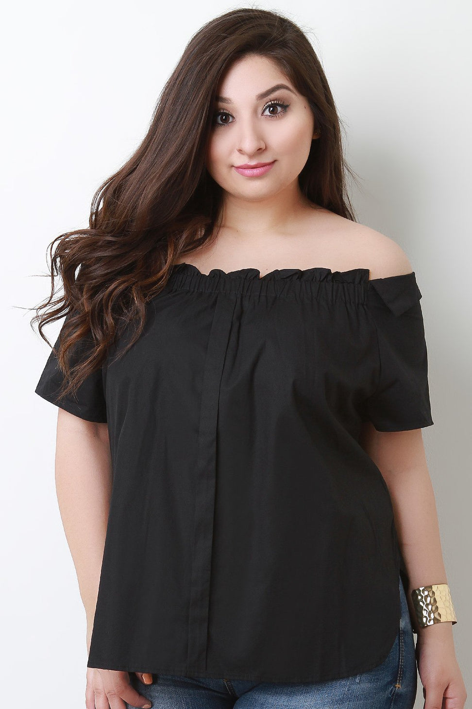 Off-The-Shoulder Short Sleeves Top