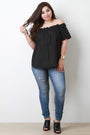 Off-The-Shoulder Short Sleeves Top