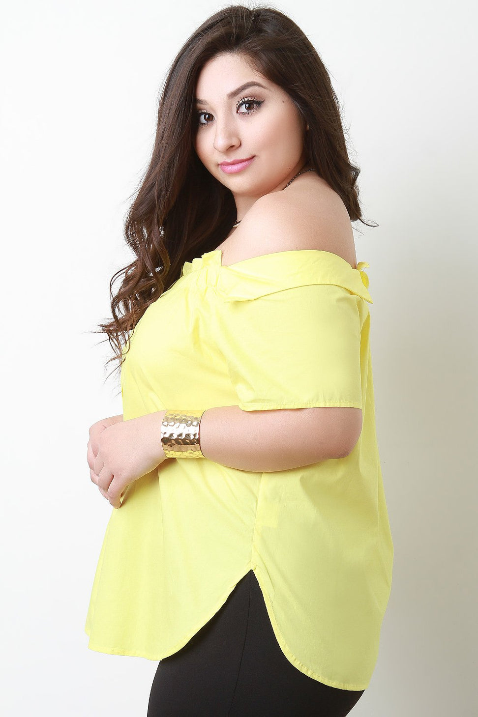 Off-The-Shoulder Short Sleeves Top