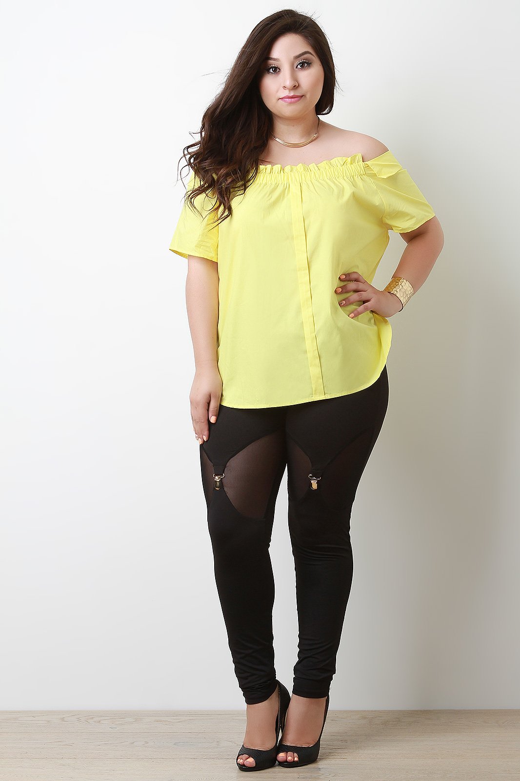 Off-The-Shoulder Short Sleeves Top