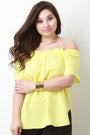 Off-The-Shoulder Short Sleeves Top