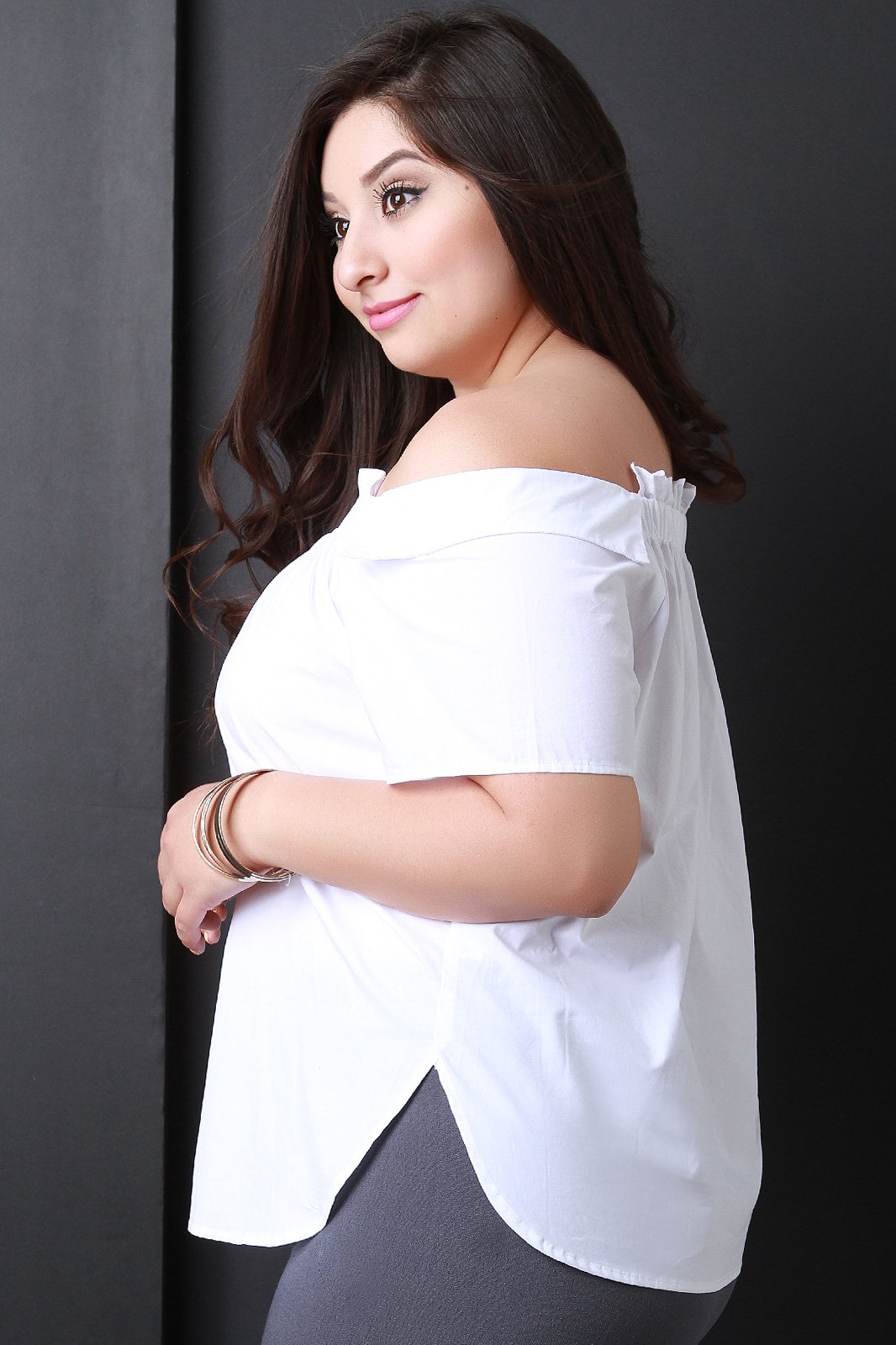 Off-The-Shoulder Short Sleeves Top