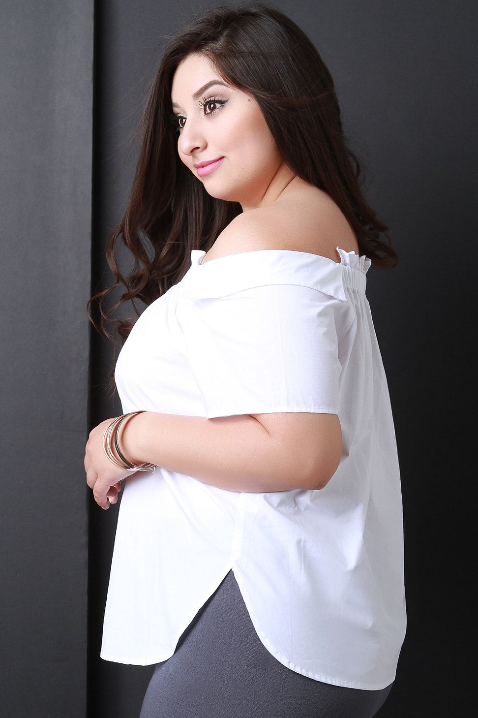 Off-The-Shoulder Short Sleeves Top