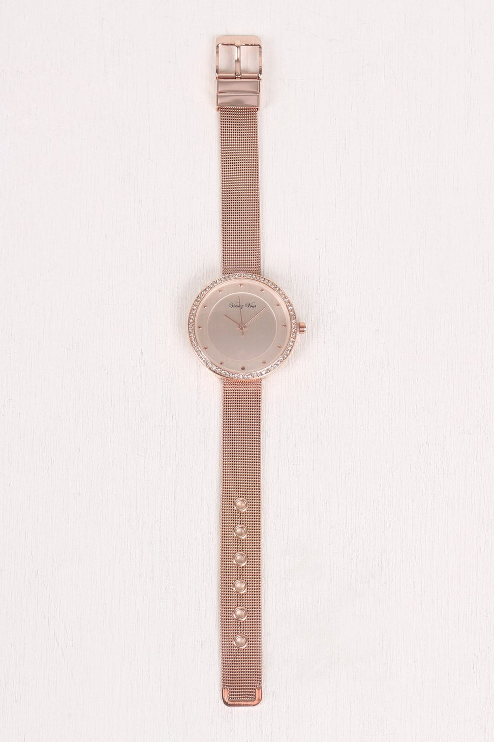 Shiny Rhinestone Accent Dotted Watch