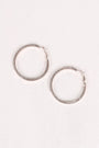 Double Row Rhinestones Hoop Earrings - NoveltyOne
