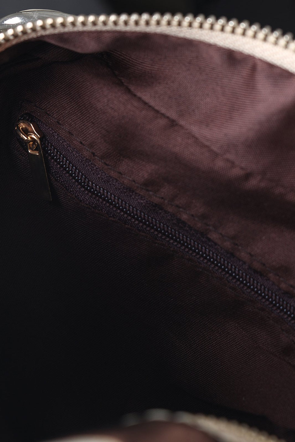 Metallic Patent Tassel Cross Body Mini Bag