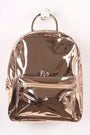 Metallic Patent Backpack