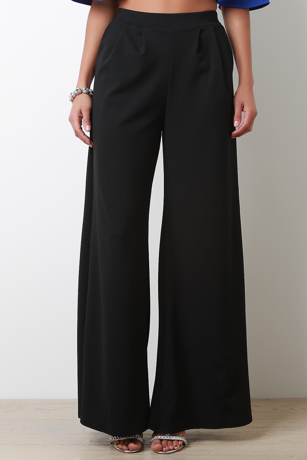 Wide Leg High Waisted Palazzo Pants