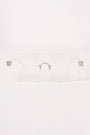 Rimless Clear Lens Cutout Double Bridge Glasses