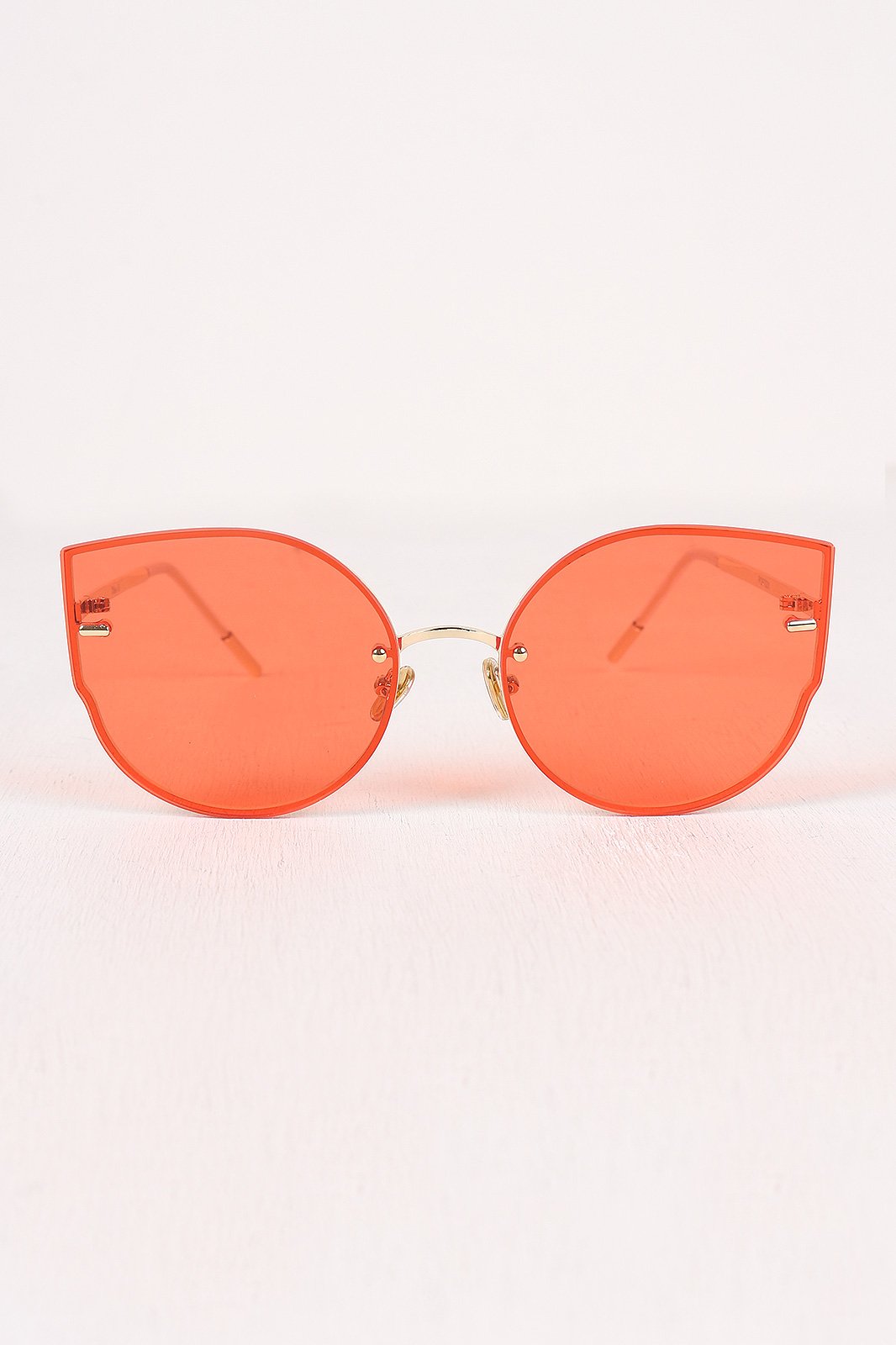 Retro Tinted Shades Cateye Sunglasses