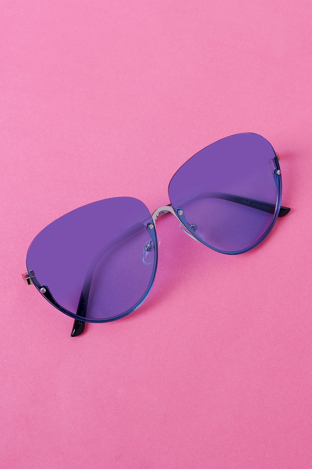 Tinted Aviator Sunglasses