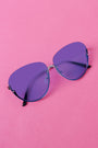 Tinted Aviator Sunglasses