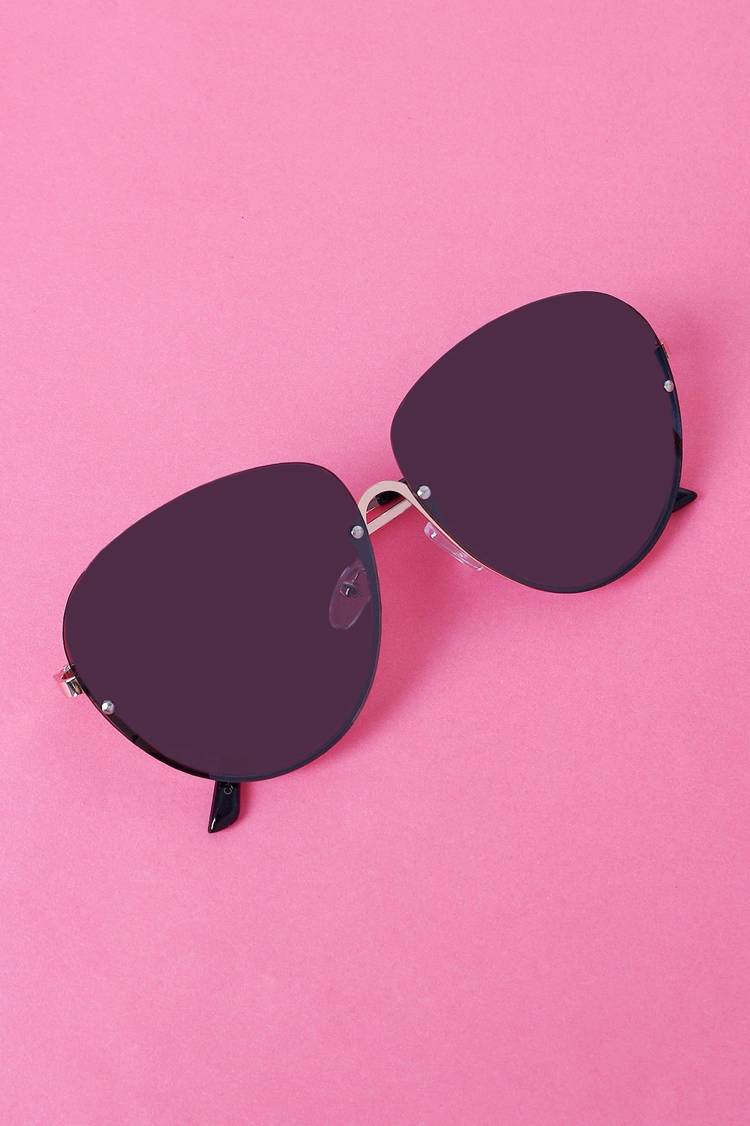 Tinted Aviator Sunglasses