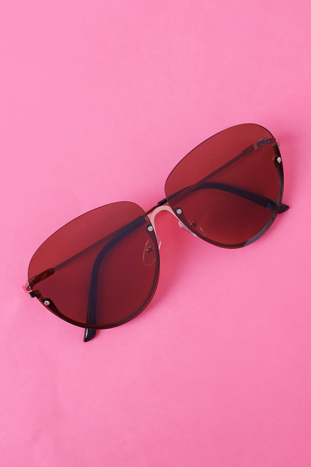 Tinted Aviator Sunglasses