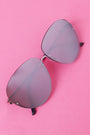 Tinted Aviator Sunglasses