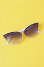 Gradient Tinted Cateye Sunglasses