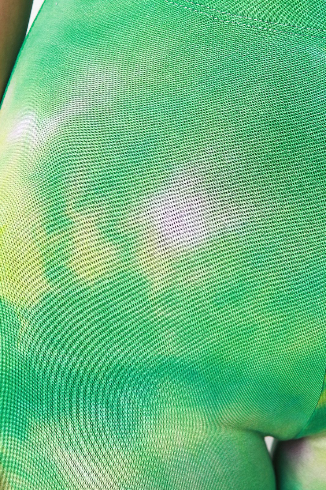 Tie Dye Jersey Knit Halter Crop Top With Capri Leggings Set