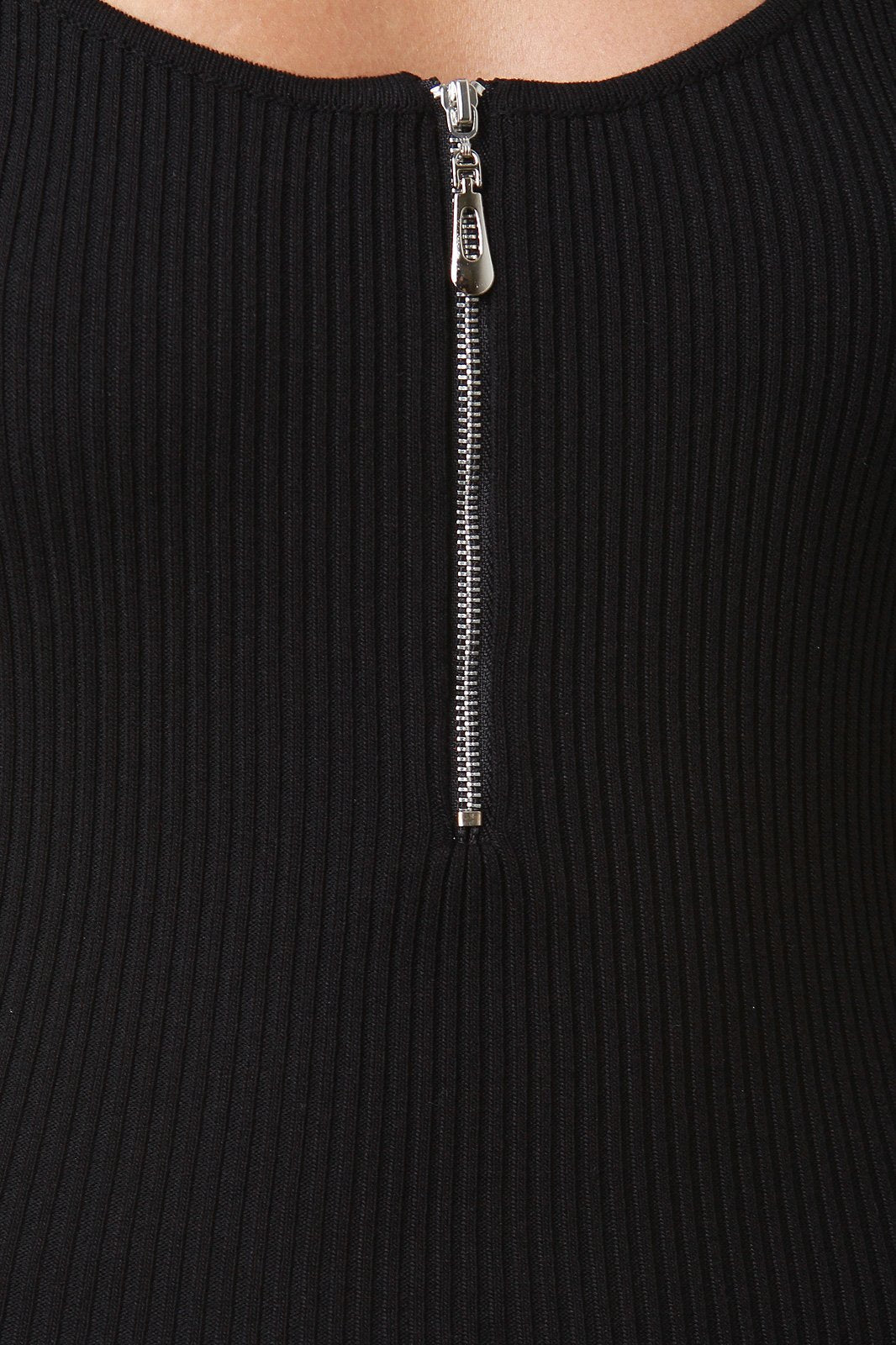 Ribbed Knit Bermuda Jumpsuit