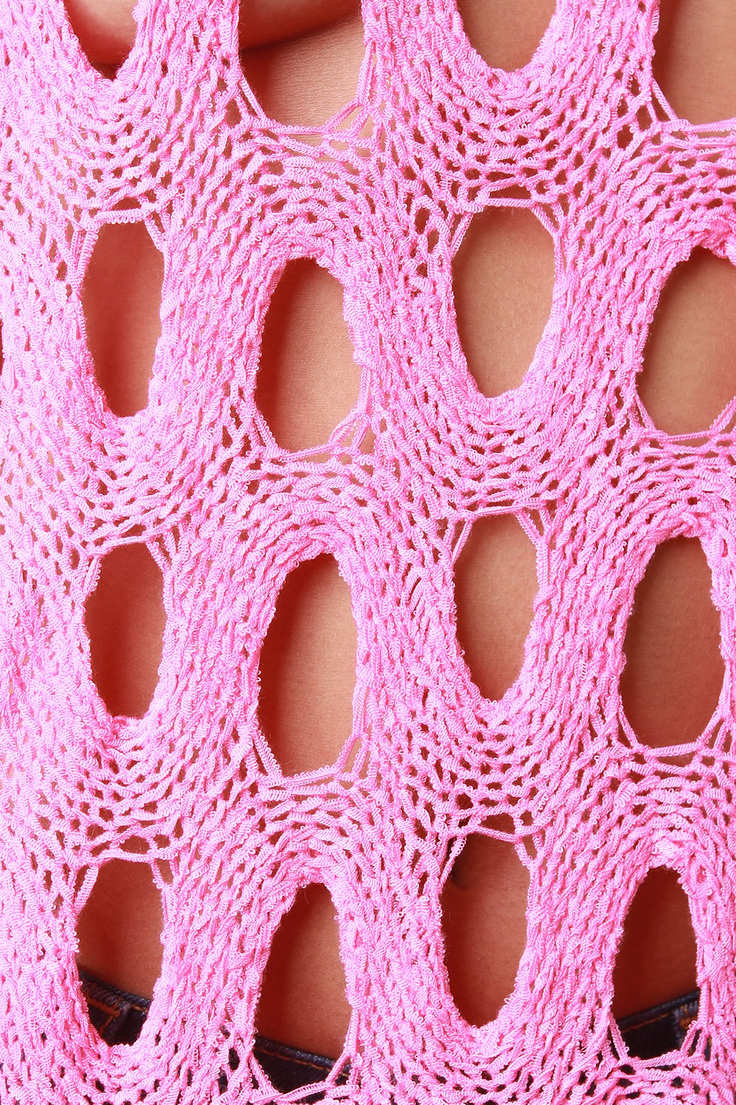 Circle Eyelet Knit Tunic