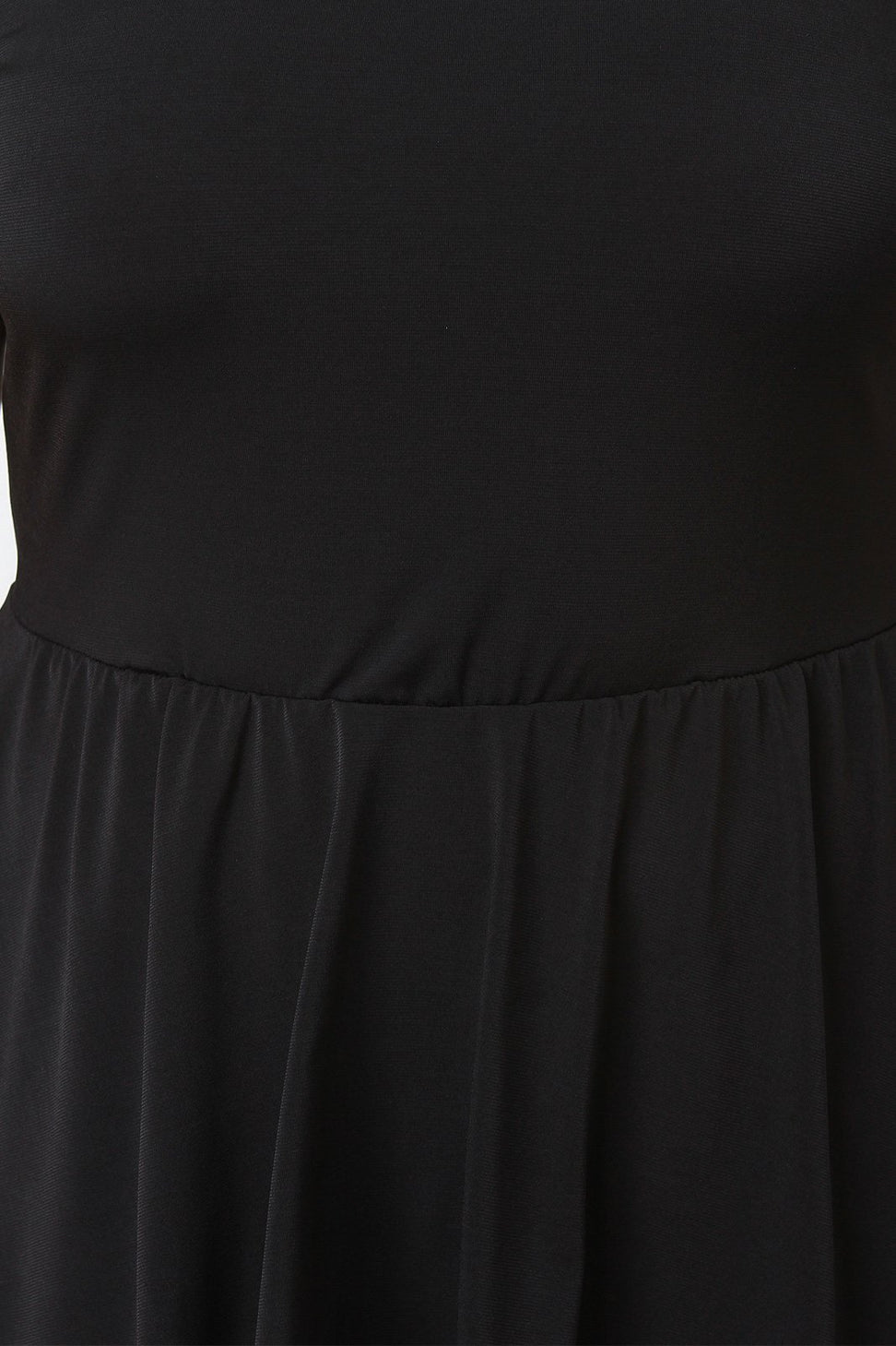 Sleeveless Mock Neck High Low Maxi Top