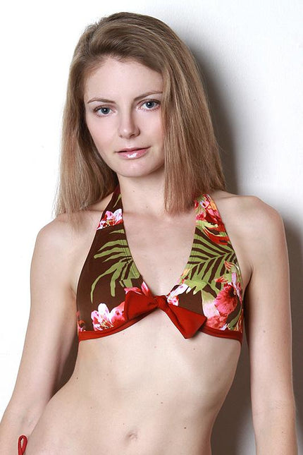 Aloha Halter Bikini Top