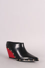Studded Chunky Heeled Mule Clog