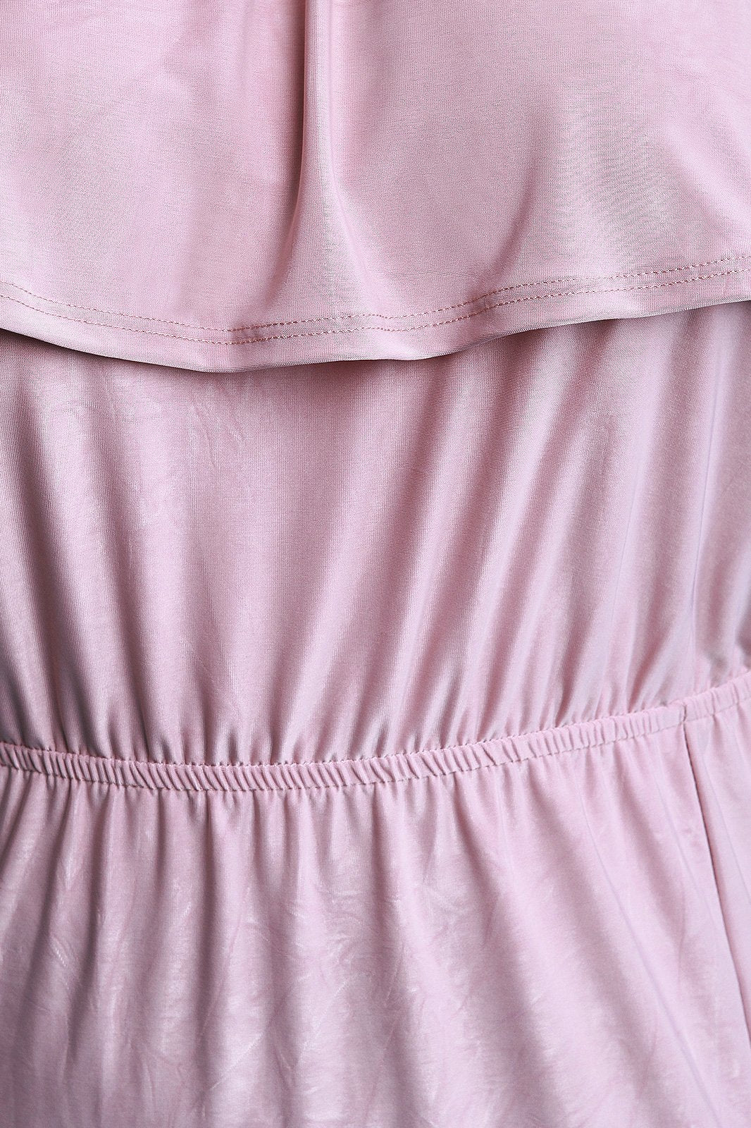 Bardot Ruffled Tiered Double Slit Maxi Dress