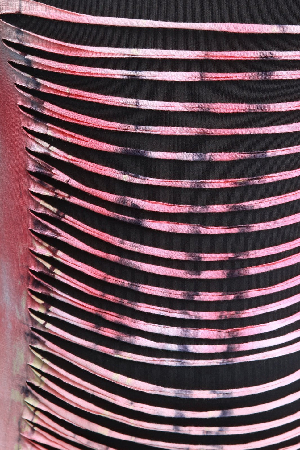 Tie-Dye Center Slit High Low Cover-Up Dress