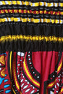 Dashiki Print Smock Tube Dress