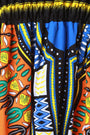 Dashiki Print Smock Tube Dress