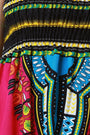 Empire Dashiki Print Smock Tube Dress