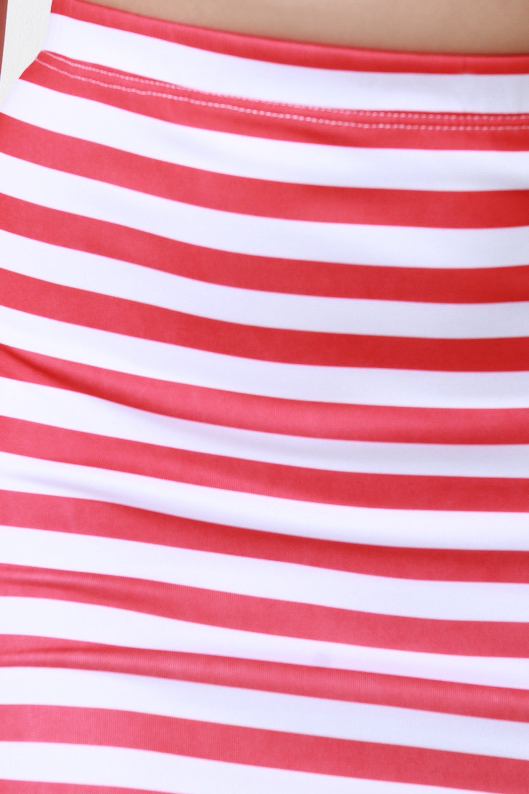 American Flag Lace Up Crop Top With High Waisted Skirt Set