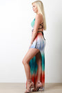 Tie-Dye Strappy Maxi Dress