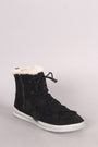 Double Side Zip High Top Lace-Up Sneaker - NoveltyOne