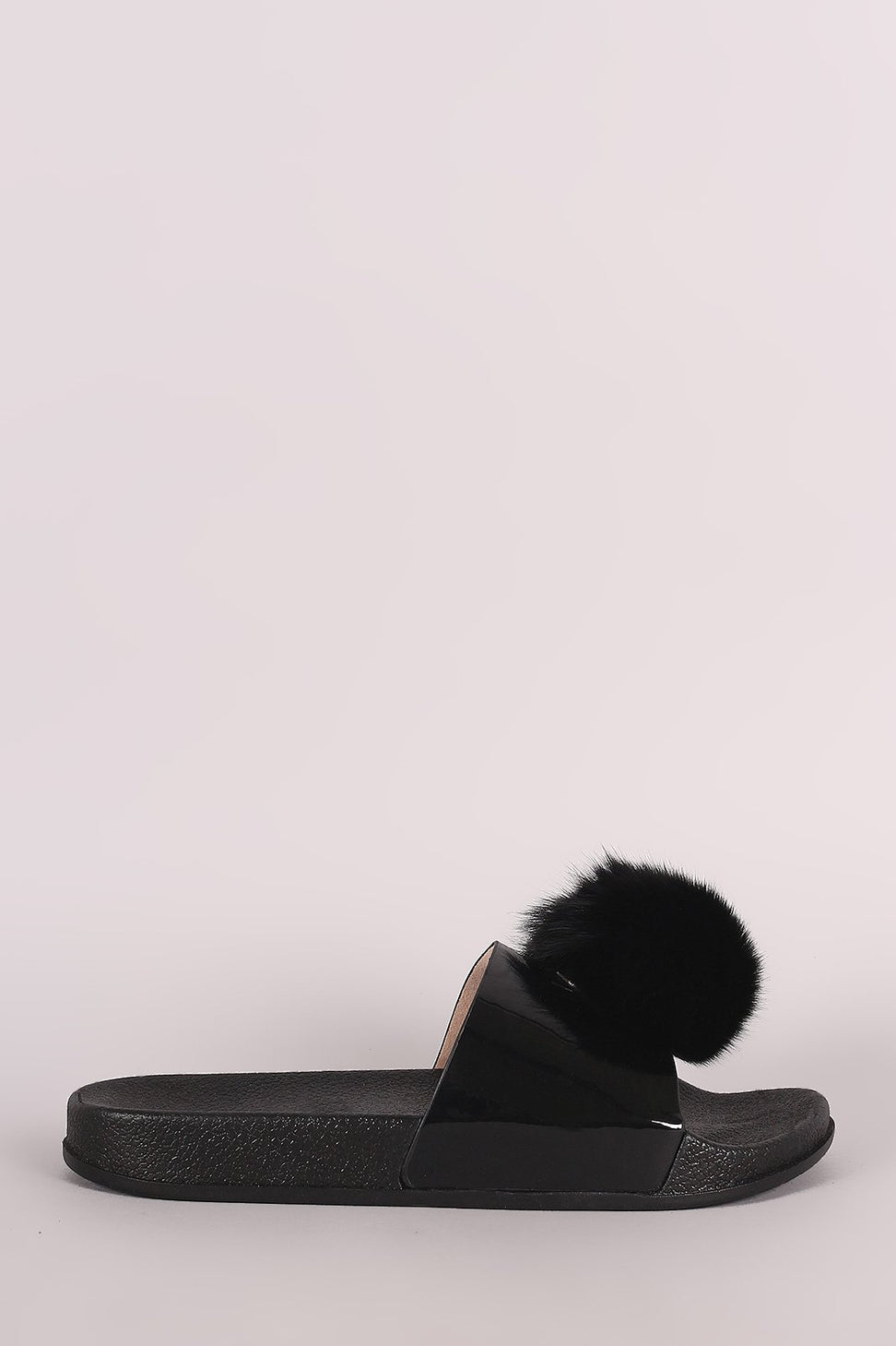 PomPom Accent Slide Sandal