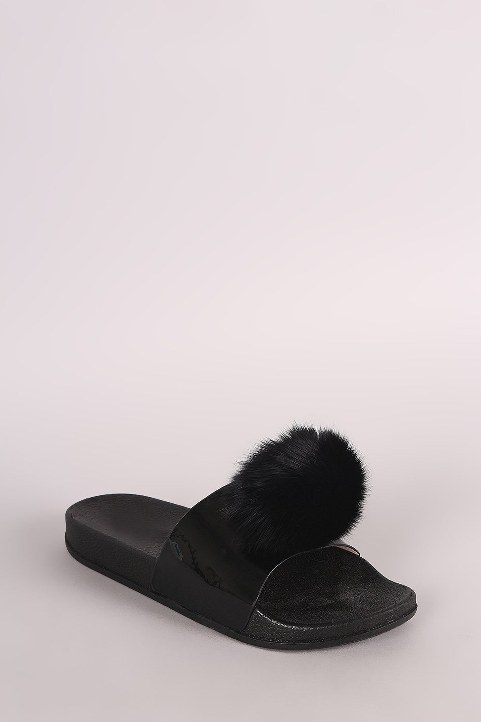 PomPom Accent Slide Sandal