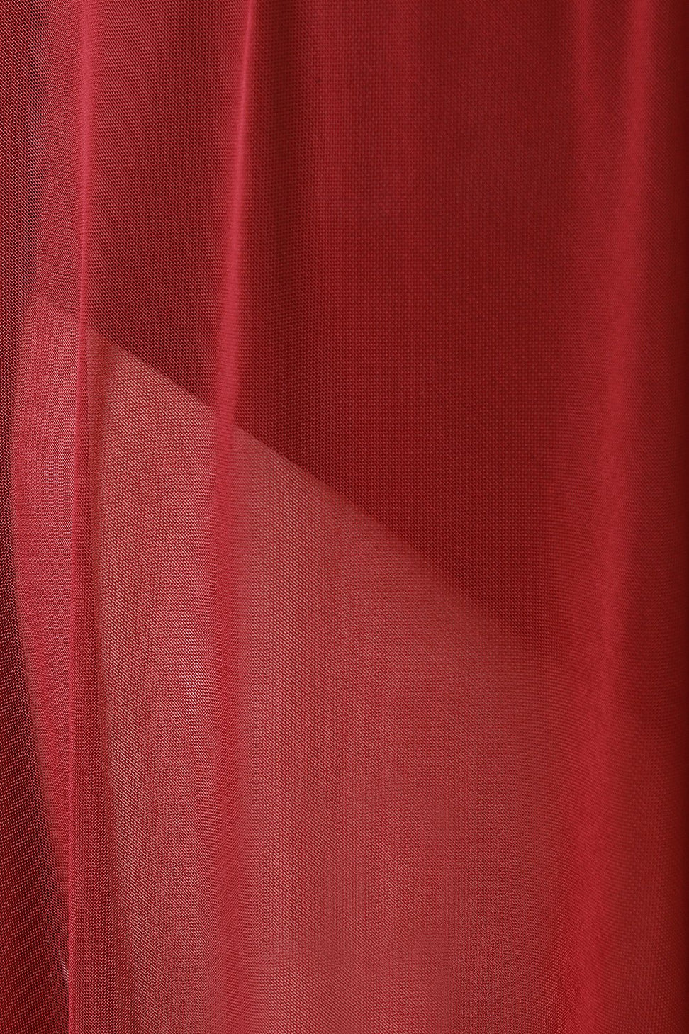 High Waisted Draped Hem Mesh Maxi Skirt