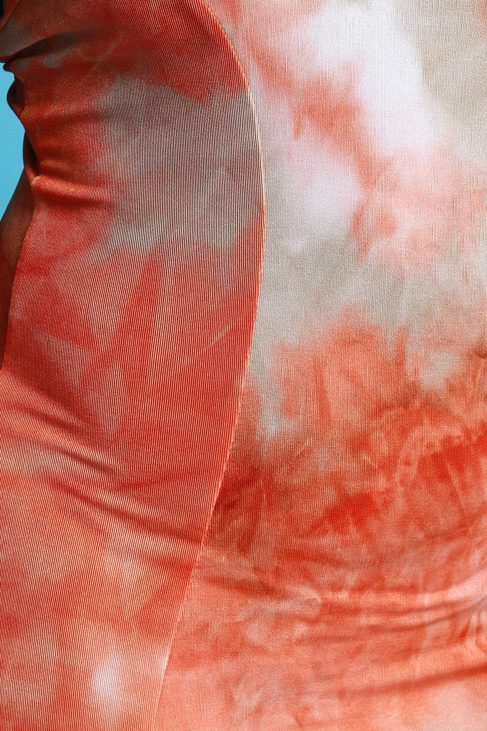 Left Slit Tie Dye Maxi Dress