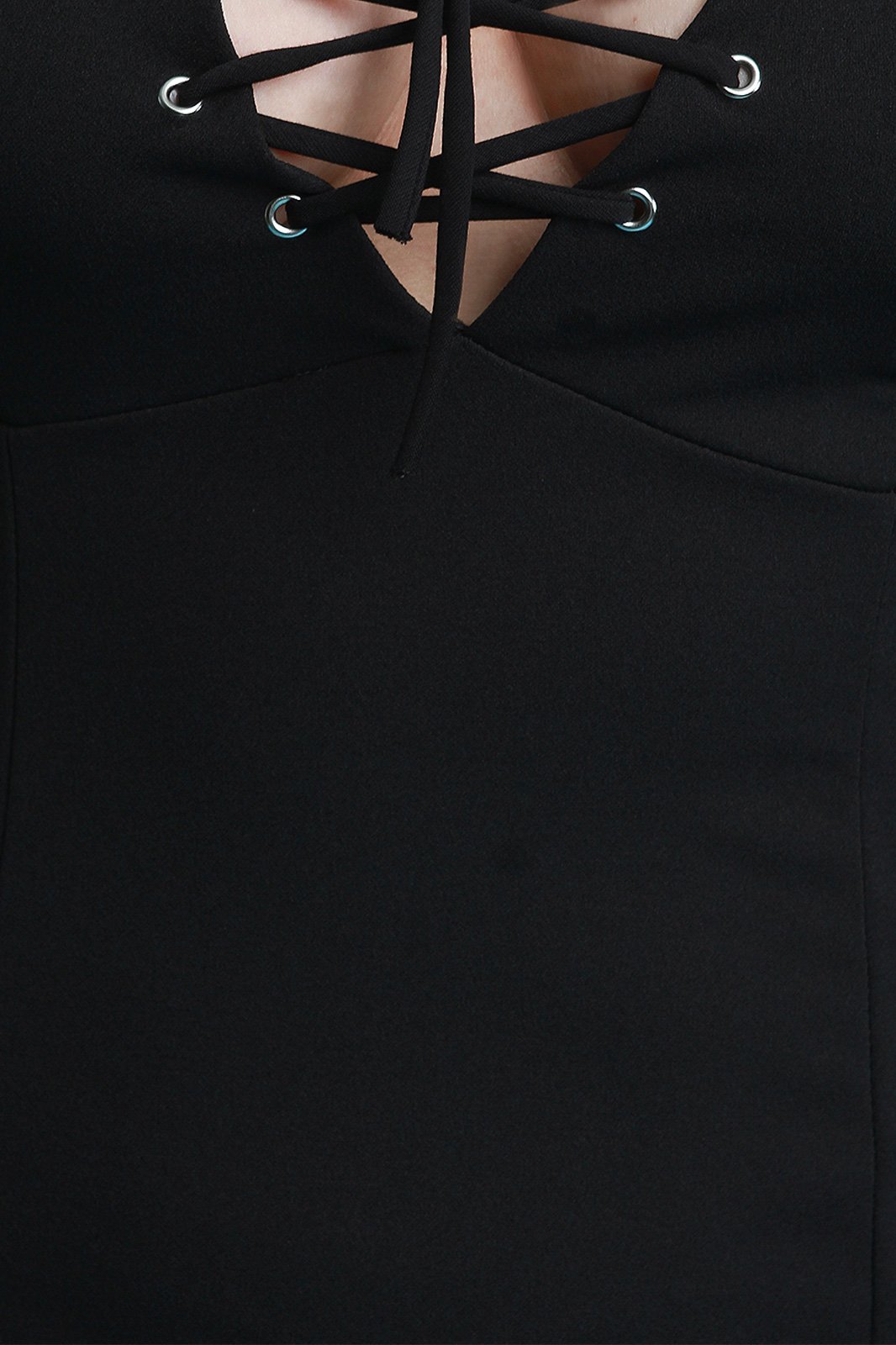 Corset Lace-Up Double Slit Maxi Cami Dress