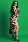 Hibiscus Dolman Sleeves Cover-Up Cardigan