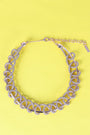 Intertwined Metallic Wire Collar Necklace