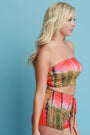 Tie Dye Tube With Shorts Set