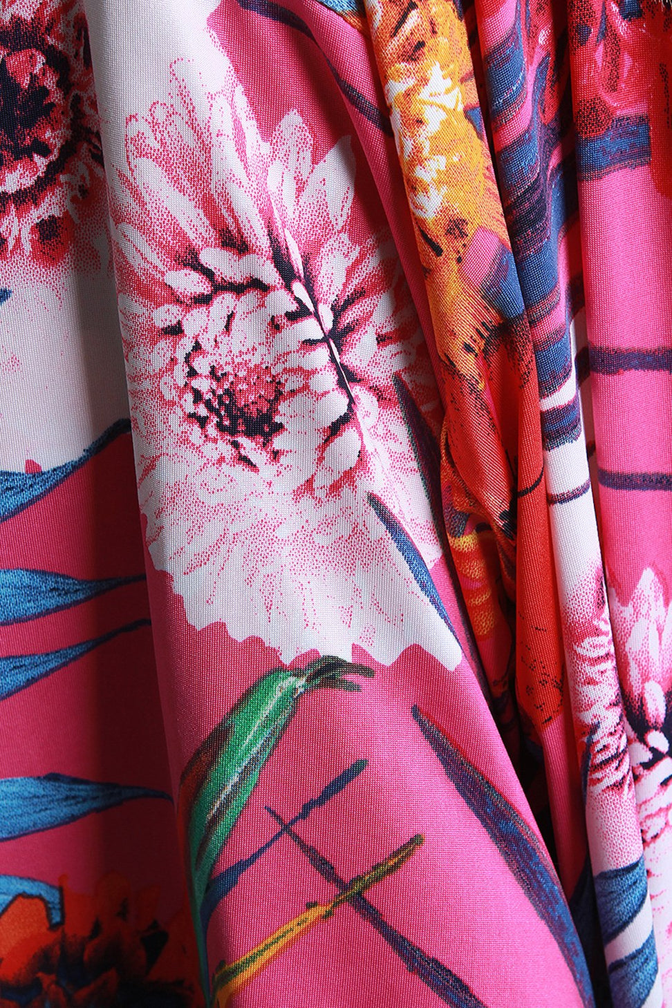 Floral Open Front Longline Cardigan Cover Up