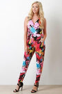 News Flash Art Surplice Jumpsuit - NoveltyOne