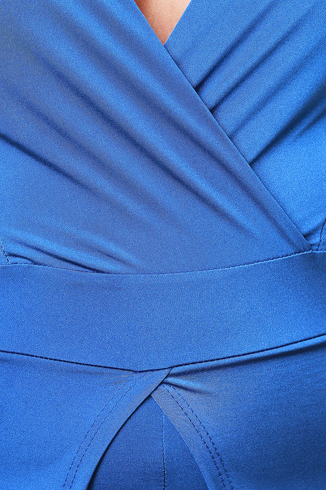 Surplice Romper Shorts Maxi Dress