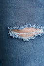 Stretchy Destroyed Denim Skinny Jeans