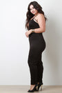 Strappy Plunge Neck Sleeveless Jumpsuit