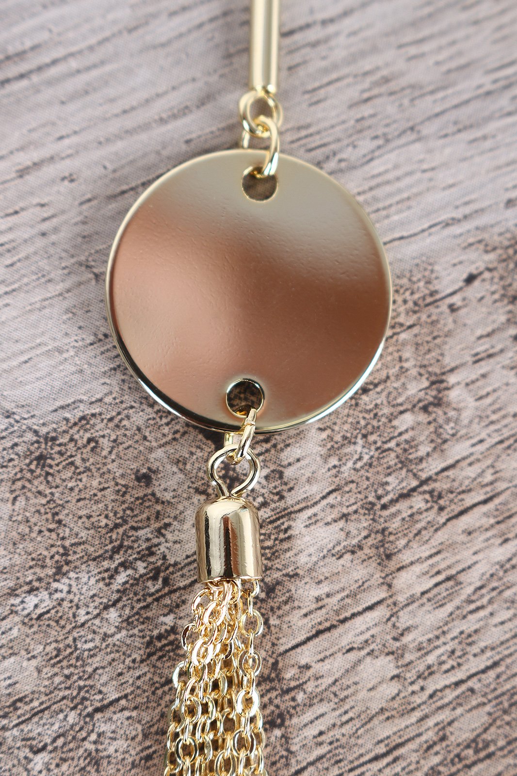 Rod And Tassel Drop Earrings