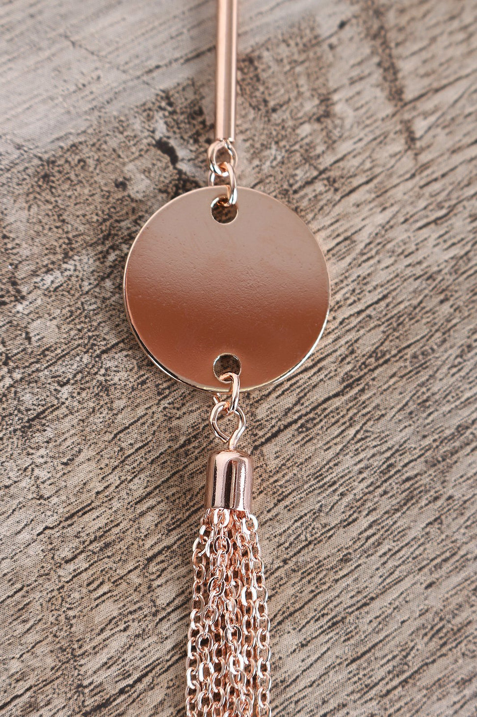 Rod And Tassel Drop Earrings