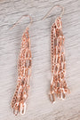 Polished Chain Tassel Earrings